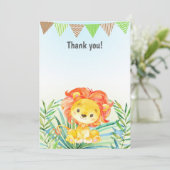 Löwe CUB danken Ihnen, Dankeskarte (Stehend Vorderseite)