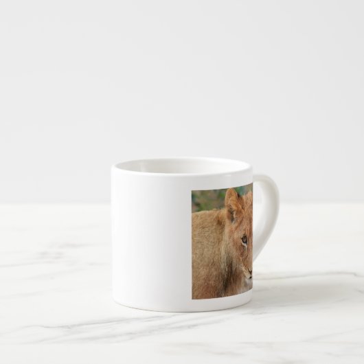 Löwe CUB Espressotasse (Vorderseite Rechts)