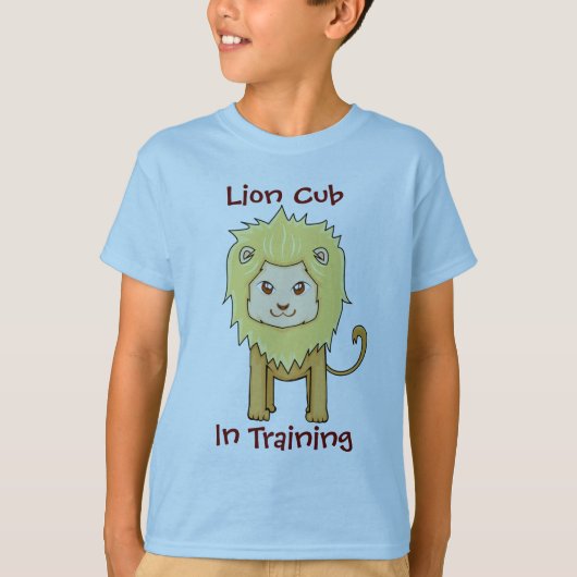 Löwe CUB in den Trainings-Kindern T-Shirt (Vorderseite)