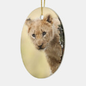Löwe CUB Keramik Ornament (Links)