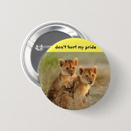 Löwe CUB knöpfen Button (Vorne & Hinten)