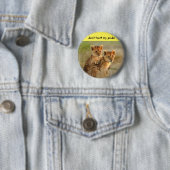 Löwe CUB knöpfen Button (Beispiel)