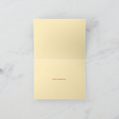 Löwe danken Ihnen zu kardieren Dankeskarte (Innenseite)