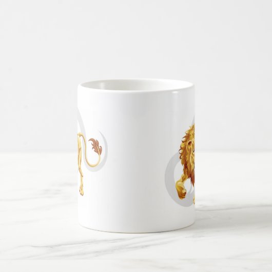 Löwe das Löwestern- oder -geburts- oder Kaffeetasse (Mittel)
