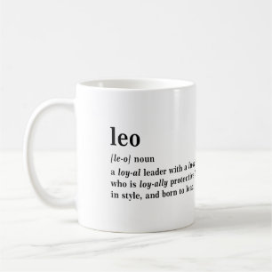 Löwe Definition Ästhetik Astrologie Geschenk Kaffeetasse