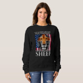 Löwe Dein erster Fehler war zu denken, ich wäre ei Sweatshirt (Vorne ganz)