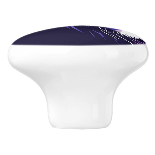 Löwe der 80er Jahre Keramikknauf (Seitenansicht)