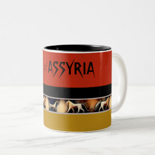 Löwe der assyrischen Tasse