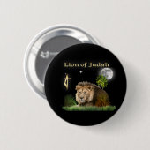 Löwe der Judah-Knöpfe Button (Vorne & Hinten)