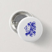 Löwe der König des Dschungels,Löwenliebensgeschenk Button (Vorne & Hinten)