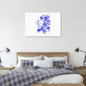 Löwe der König des Dschungels,Löwenliebensgeschenk Leinwanddruck (Insitu (Schlafzimmer))