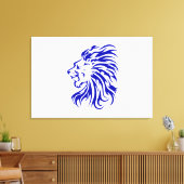 Löwe der König des Dschungels,Löwenliebensgeschenk Leinwanddruck (Insitu (Wohnzimmer))