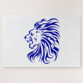 Löwe der König des Dschungels,Löwenliebensgeschenk Puzzle (Horizontal)