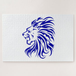 Löwe der König des Dschungels,Löwenliebensgeschenk Puzzle