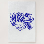 Löwe der König des Dschungels,Löwenliebensgeschenk Puzzle (Vertikal)