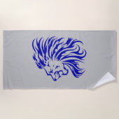 Löwe der König des Dschungels,Löwenliebensgeschenk Strandtuch (Vorderseite)