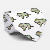 Löwe der König Krawatte (Gerollt)