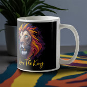 Löwe der König Zweifarbige Tasse