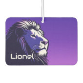 Löwe der Personalisierten 80er Jahre Autolufterfrischer (Vorderseite)