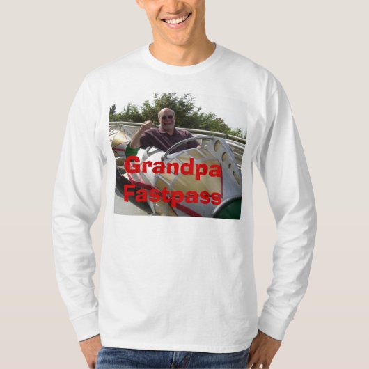 Löwe der Rennwagen-Mann, Großvater Fastpass T-Shirt (Vorderseite)