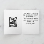 Löwe der Schattenreiter Karte (Innenseite)