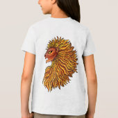 Löwe der sri-lankischen Flagge Tri-Blend Shirt (Rückseite)