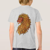 Löwe der sri-lankischen Flagge Tri-Blend Shirt (Rückseite)