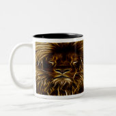 Löwe des Lichtes Zweifarbige Tasse (Links)