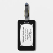 Löwe die Löwe-Personifizierung Gepäckanhänger (Rückseite vertikal)