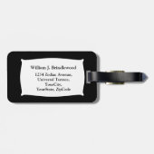 Löwe die Löwe-Personifizierung Gepäckanhänger (Rückseite horizontal)