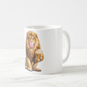 Löwe Eiscafé Kaugummi Trend Tier Kaffeetasse (VorderseiteRechts)