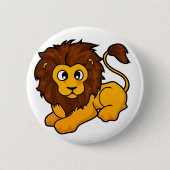Löwe-Entwurf Button (Vorderseite)
