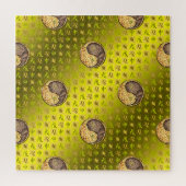 Löwe & Erdaffe Puzzle (Vertikal)