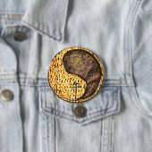 Löwe & Erde Pferd Button (Beispiel)