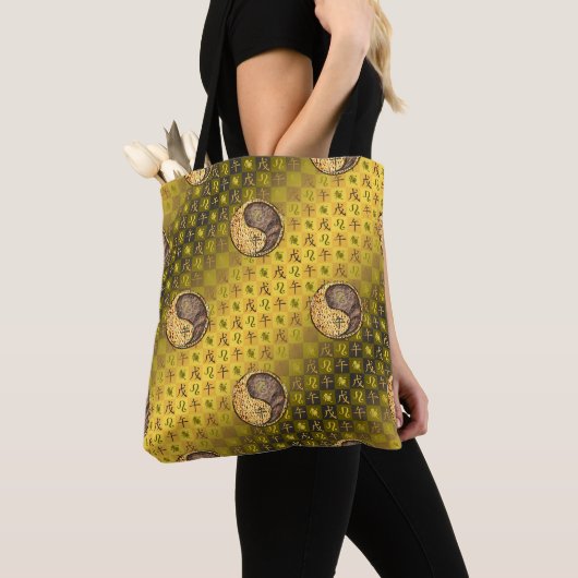 Löwe & Erdpferd Tasche (Von Nahem)
