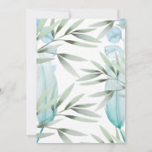 Löwe Es ist eine Boy Baby Shower Einladung (Rückseite)