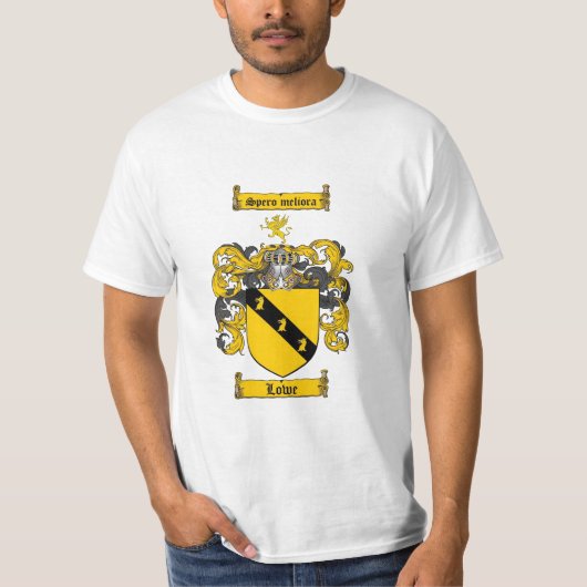 Lowe Familienwappen - Lowe Wappen T-Shirt (Vorderseite)