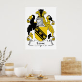 Lowe Familienwappen Poster (Küche)