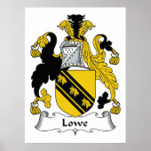 Lowe Familienwappen Poster (Vorne)