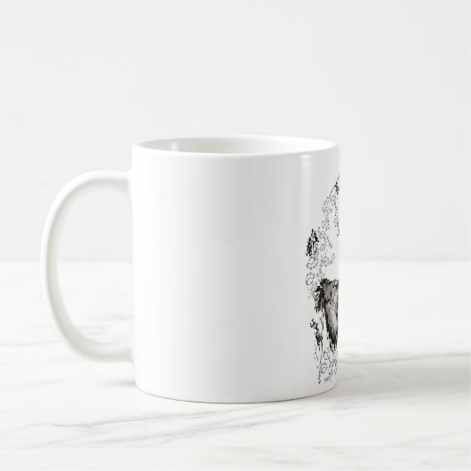 Löwe-Felsen Kaffeetasse (Links)