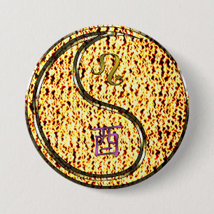 Löwe & Feuerhahn Button