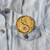 Löwe & Feuerhahn Button (Beispiel)