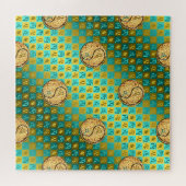 Löwe & Feuerhund Puzzle (Horizontal)