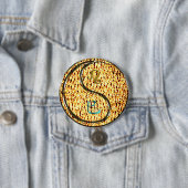 Löwe & Feuerschlange Button (Beispiel)