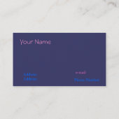 Löwe-Fische no2 Visitenkarte (Rückseite)