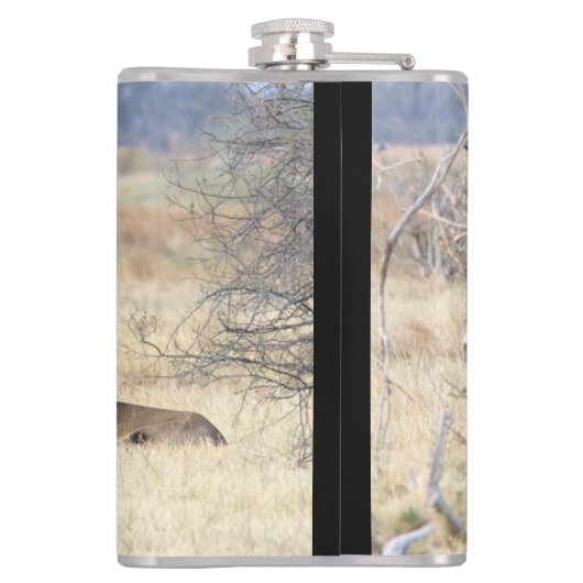 Löwe Flachmann (Rückseite)