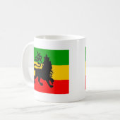 Löwe-Flagge Kaffeetasse (Vorderseite Links)