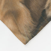 Löwe-Fleece-Decke Fleecedecke (Ecke)