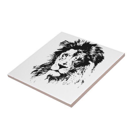 Löwe Fliese (Seite)