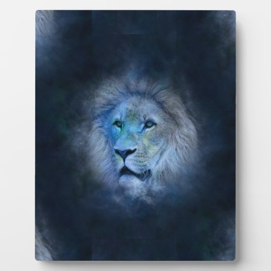 Löwe Fotoplatte (Vorderseite)